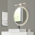 oak-style LED Bathroom mirror