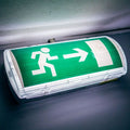ExitGuardian - LED Exit Signage - Illuminated emergency sign with arrow right label