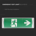emergency bulkhead light with installation guide