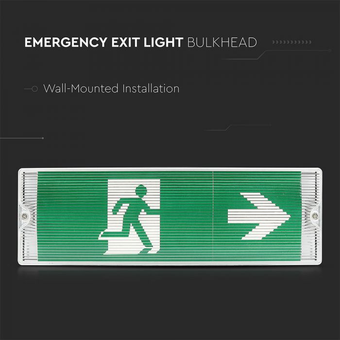 emergency bulkhead light with installation guide