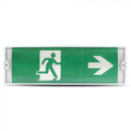 ExitGuardian - LED Exit Signage - Exit sign with arrow right label on a white background
