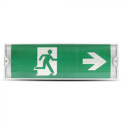 ExitGuardian™ Self-Testing LED Emergency Exit Sign - 30m Viewing Distance, Maintained/Non-Maintained Operation (3 Hour Backup)