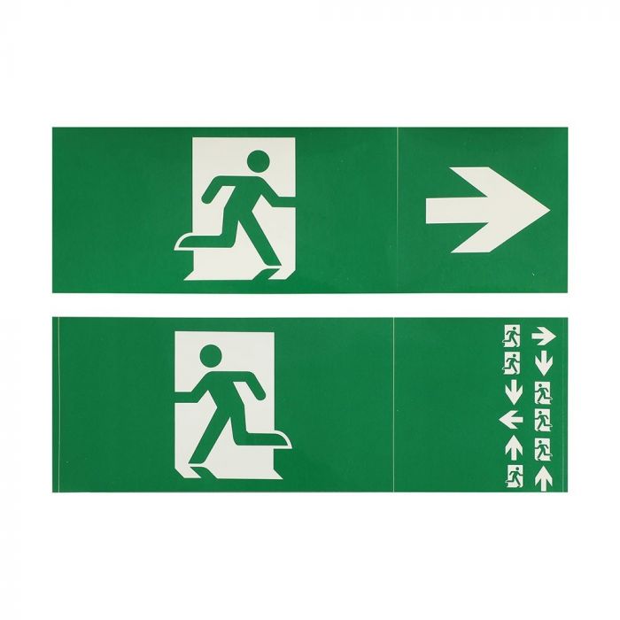 ExitGuardian - LED Exit Signage - Interchangeable directional arrows