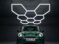 8 x Hexagon LED Light Kit - Cool White, Black Finish With Milky Diffuser (5 Year Warranty)