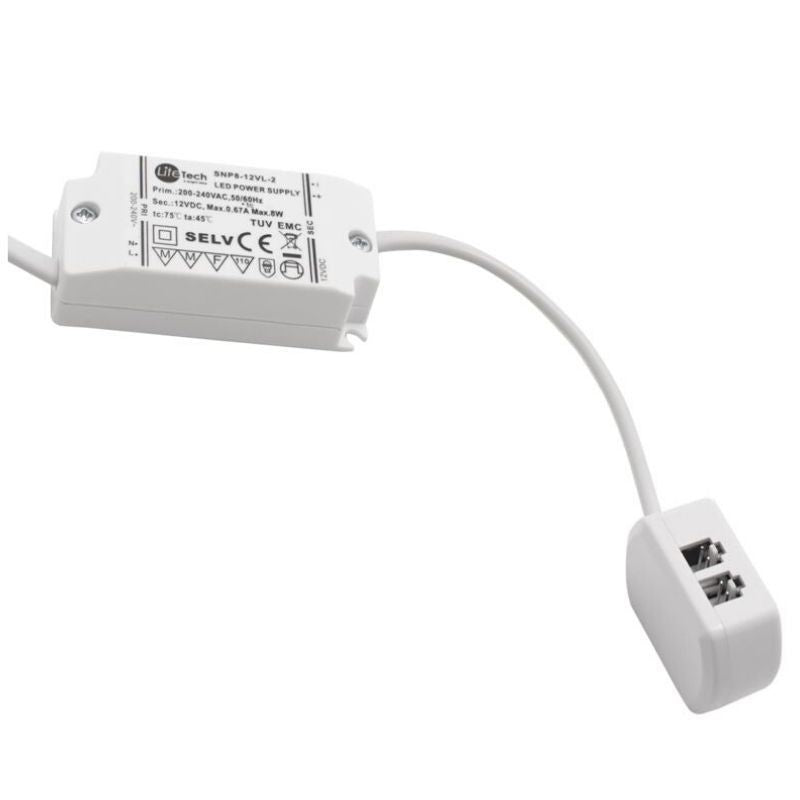 Pack of 3 Wedge Shaped, LED Under Cabinet Lights And Driver - Cool or Warm White