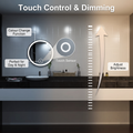 Simple Lighting - AURORA610-MB - Infographics - Touch Control and Dimming