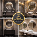 Simple Lighting - AURORA610-MB - Infographics - 2 Year Warranty