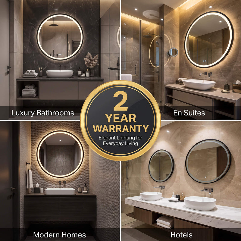 Simple Lighting - AURORA610-MB - Infographics - 2 Year Warranty