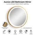 Simple Lighting - AURORA610-TG - Infographics - Aurora LED Bathroom Mirror