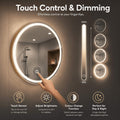Simple Lighting - AURORA610-TG - Infographics - Touch Control and Dimming