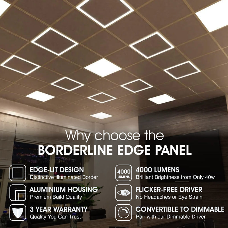 SL - BORDERLINE LED PANEL - Infographics - Why Choose the Borderline Edge Panel
