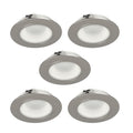 Simple Lighting - CAB-12V-5P - Under Cabinet Light - Five recessed LED under-cabinet lights on white background