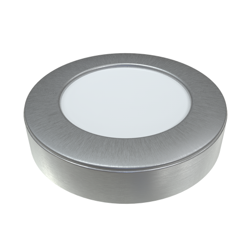Simple Lighting - CAB-12V - Under Cabinet Light - Surface LED under cabinet light with brushed chrome finish
