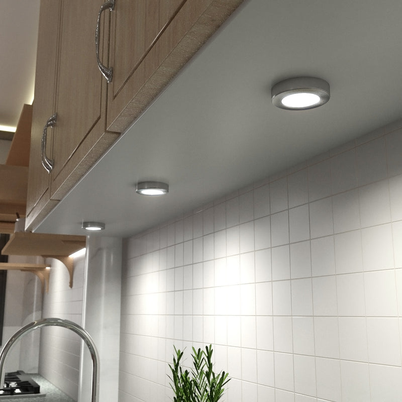 Simple Lighting - CAB-12V - Under Cabinet Light - Multiple surface LED under cabinet lights with natural white glow