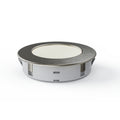 Simple Lighting - CAB-240V - Under Cabinet Light - A close up of the LED under cabinet light with brushed chrome finish
