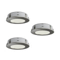 Simple Lighting - CAB-240V-3P - Under Cabinet Light - Three recessed LED under cabinet lights on white background