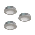 Simple Lighting - CAB-240V-3P - Under Cabinet Light - Three surface mounted LED under cabinet lights with brushed chrome bezel