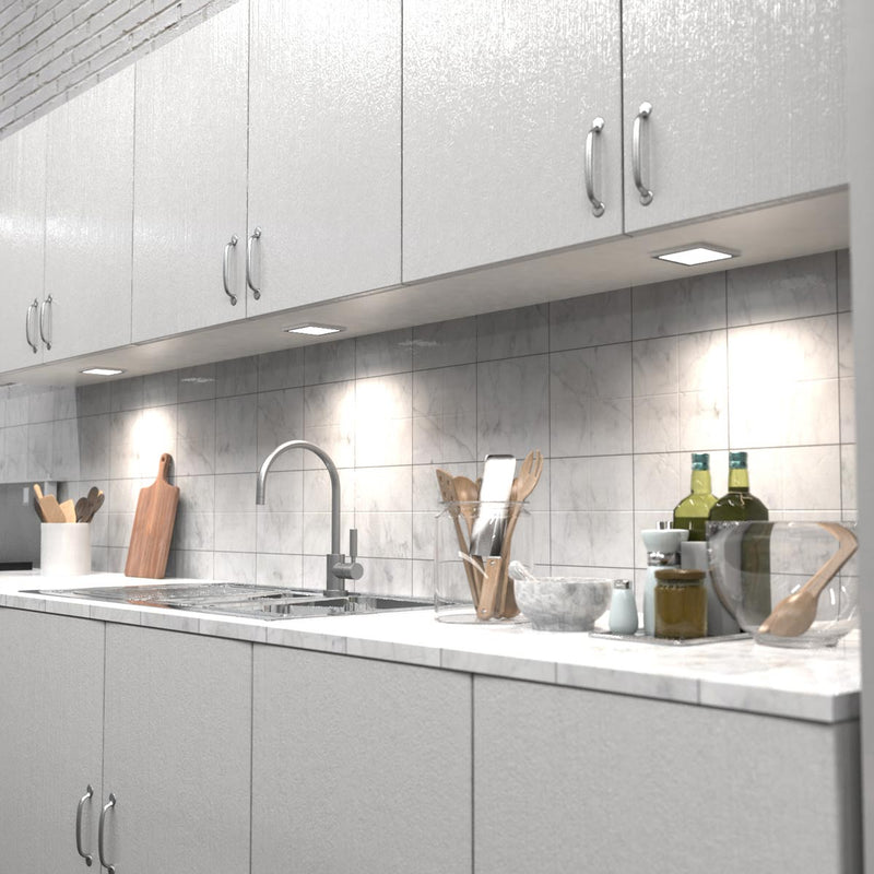 Simple Lighting - CAB-100-S-4K - Kitchen Counter - Full Shot - Natural White 