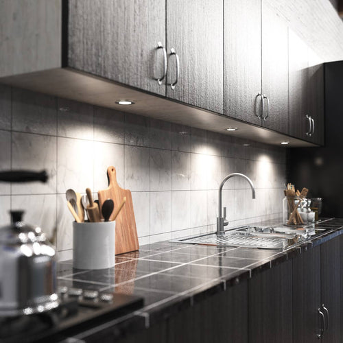 Simple Lighting - CAB-D75-S-4K - Kitchen Counter - Full Shot - Natural White