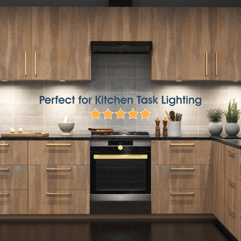 Simple Lighting - CAB-5W-BB-CCT - Infographics - Perfect for Kitchen Task Lighting