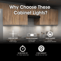 Simple Lighting - CAB-5W-BB-CCT - Infographics - Why Choose These Cabinet Lights?
