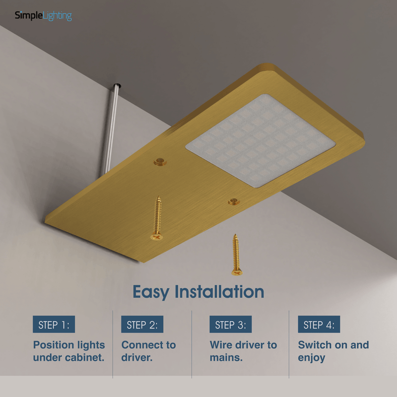 Simple Lighting - CAB-5W-BB-CCT - Infographics - Easy Installation