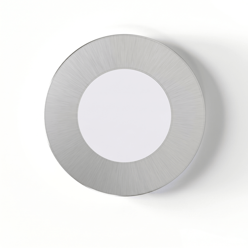 SL - 2.6W LED Magnetic Cabinet Light 75mm Round Silver - Top Facing