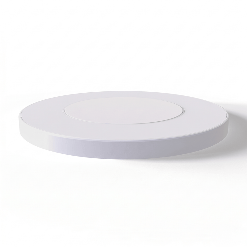 SL - 2.6W LED Magnetic Cabinet Light 75mm Round White - Side Facing