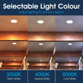 Simple Lighting - CIR-12W-CCT - Infographics - Selectable Light Colour