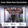 Simple Lighting - CIR-12W-CCT - Infographics - Even, Glare-Free Illumination