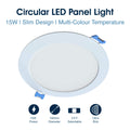 Simple Lighting - CIR-15W-CCT - Infographics - Circular LED Panel Light
