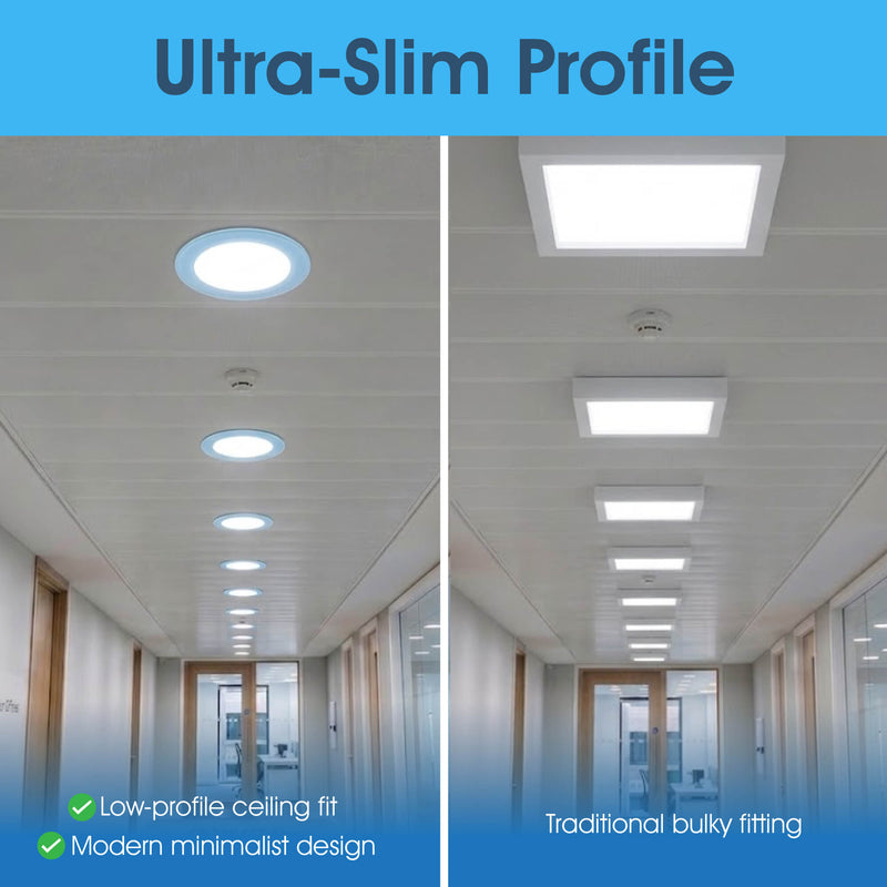 Simple Lighting - CIR-15W-CCT - Infographics - Ultra-Slim Profile
