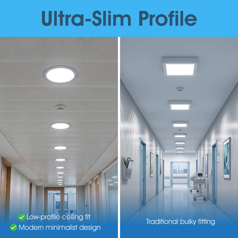 Simple Lighting - CIR-18W-CCT - Infographics - Ultra-Slim Profile