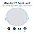 Simple Lighting - CIR-24W-CCT - Infographics - Circular LED Panel Light