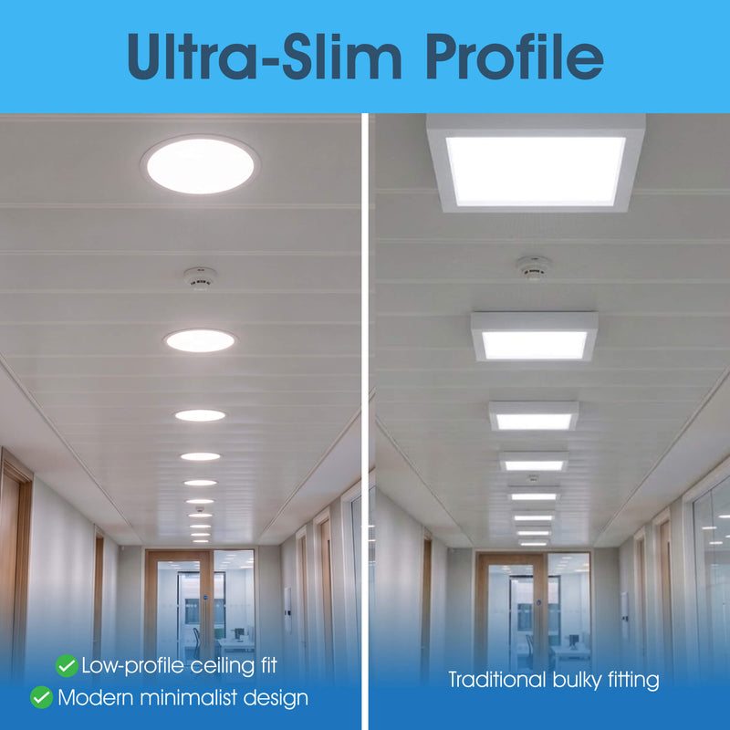 Simple Lighting - CIR-24W-CCT - Infographics - Ultra-Slim Profile