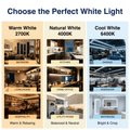 Simple Lighting - COB-5M - Infographics - Choose the Perfect White Light