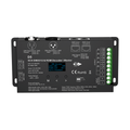 Simple Lighting - DMX Decoders - Top view of the D5 DMX decoder with LED screen at the centre