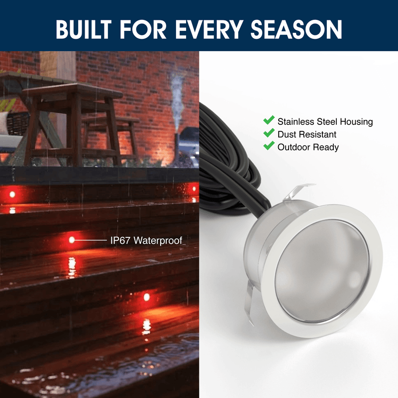 Simple Lighting - DECK-104-CW - Infographics - Built for Every Season