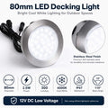 Simple Lighting - DECK-107-CW - Infographics - 80mm LED Decking Light
