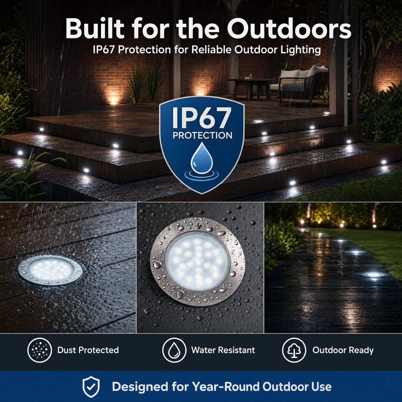Simple Lighting - DECK-107-CW - Infographics - Built for the Outdoors