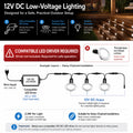 Simple Lighting - DECK-107-CW - Infographics - 12V DC Low-Voltage Lighting