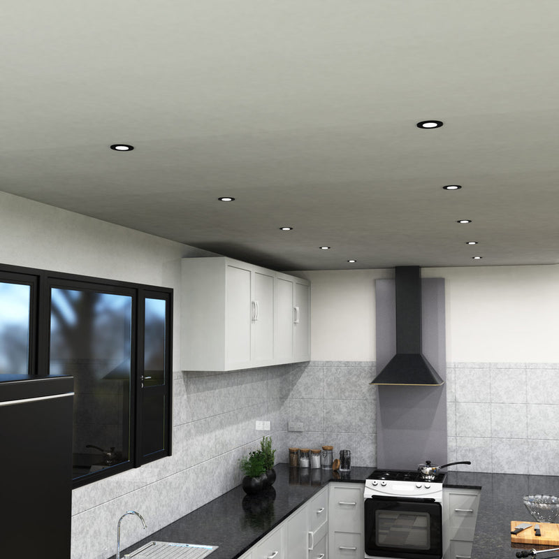 Simple Lighting - DL-IP65-MB - Kitchen - Mid Shot