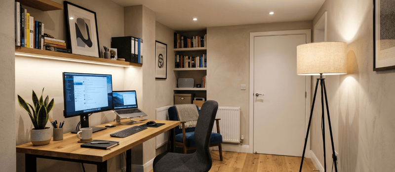 Smart Lighting Ideas For Home Offices to Reduce Eye Strain and Improve Focus
