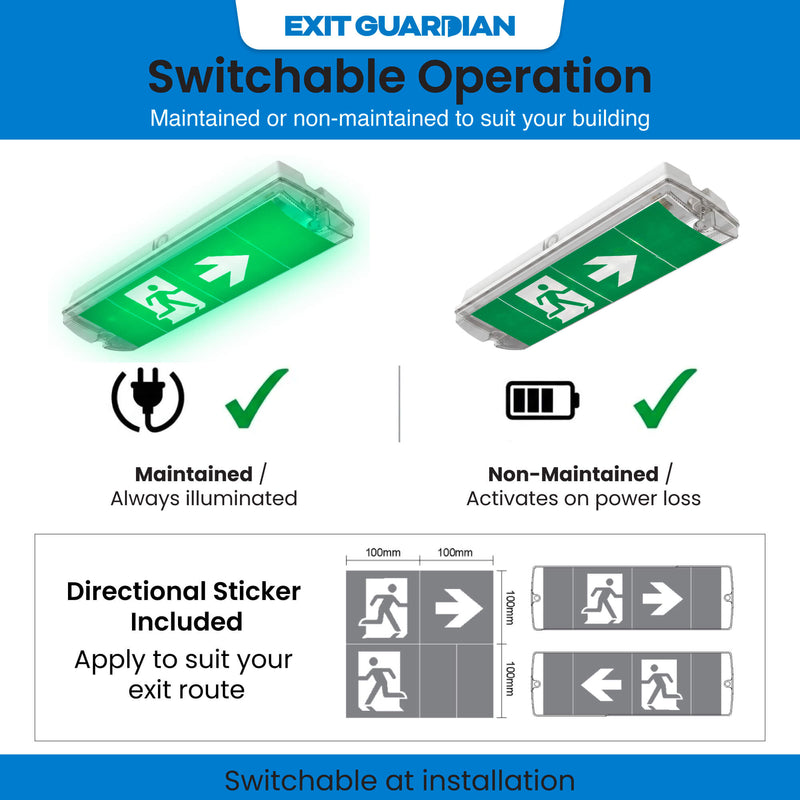 Exit Guardian - EM-EXSM-240 - Infographics - Switchable Operation