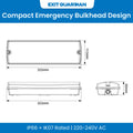 Exit Guardian - EM-EXSM-240 - Infographics - Compact Emergency Bulkhead Design