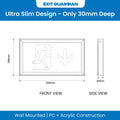 EG - EM-EXWP-3.5 - Infographics - Ultra Slim Design  Only 30mm Deep