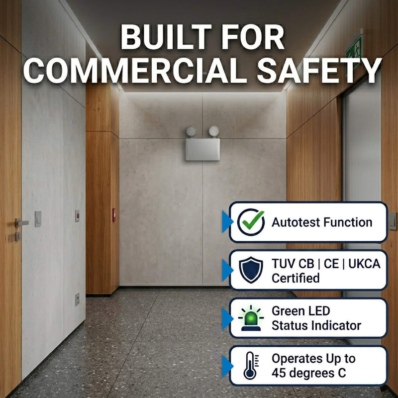 Exit Guardian - EM-TWIN-240 - Infographics - Built for Commercial Safety