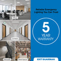 Exit Guardian - EM-TWIN-240 - Infographics - 5 Year Warranty