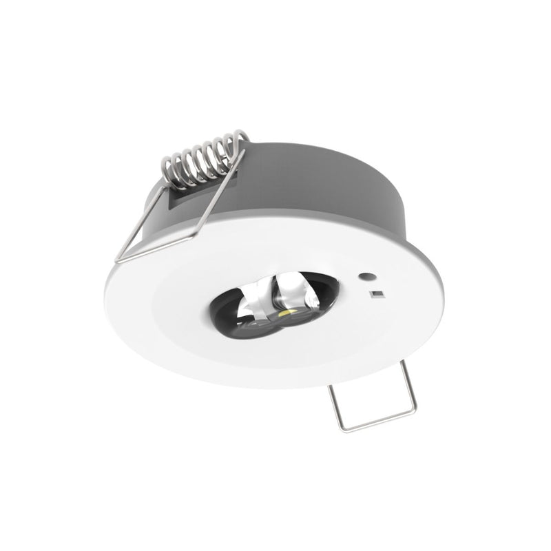 ExitGuardian™ LED Emergency Downlight - AutoTest Non-Maintained 1.2W 140lm 3hr (angle 2)