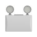 ExitGuardian™ LED Twin Spot Emergency Light - 240V AutoTest Non-Maintained IP20 300lm 3hr (angle 1)